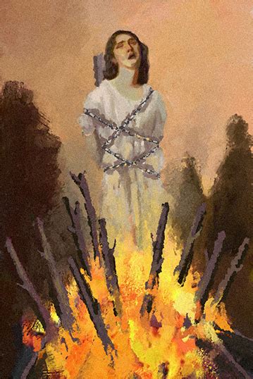 were witches burned at the stake|Burning at the stake .